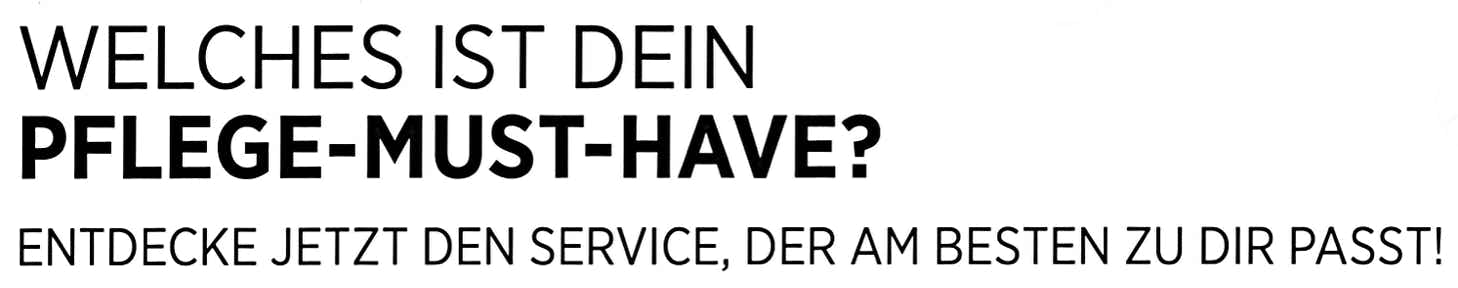 Pflege-Must-Have